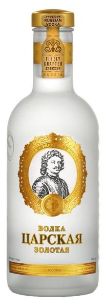 Водка ЦАРСКАЯ Золотая 0,5л 40%